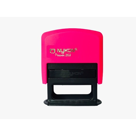 Carimbo personalizado automatico profissionais Nykon 302 PINK em Oferta na Shopee