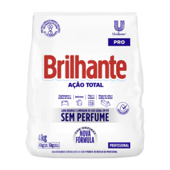 Sabão em Pó sem Perfume 4kg Brilhante
