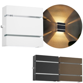 3x Arandela Externa 2 Frisos 2 Fachos Bivolt Alumínio MF103 em Oferta na Shopee