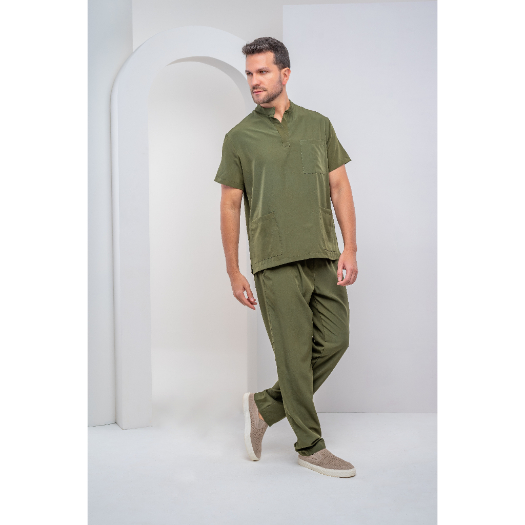 Scrub Masculino Lucas - SPANDEX - Conjuntos Profissionais