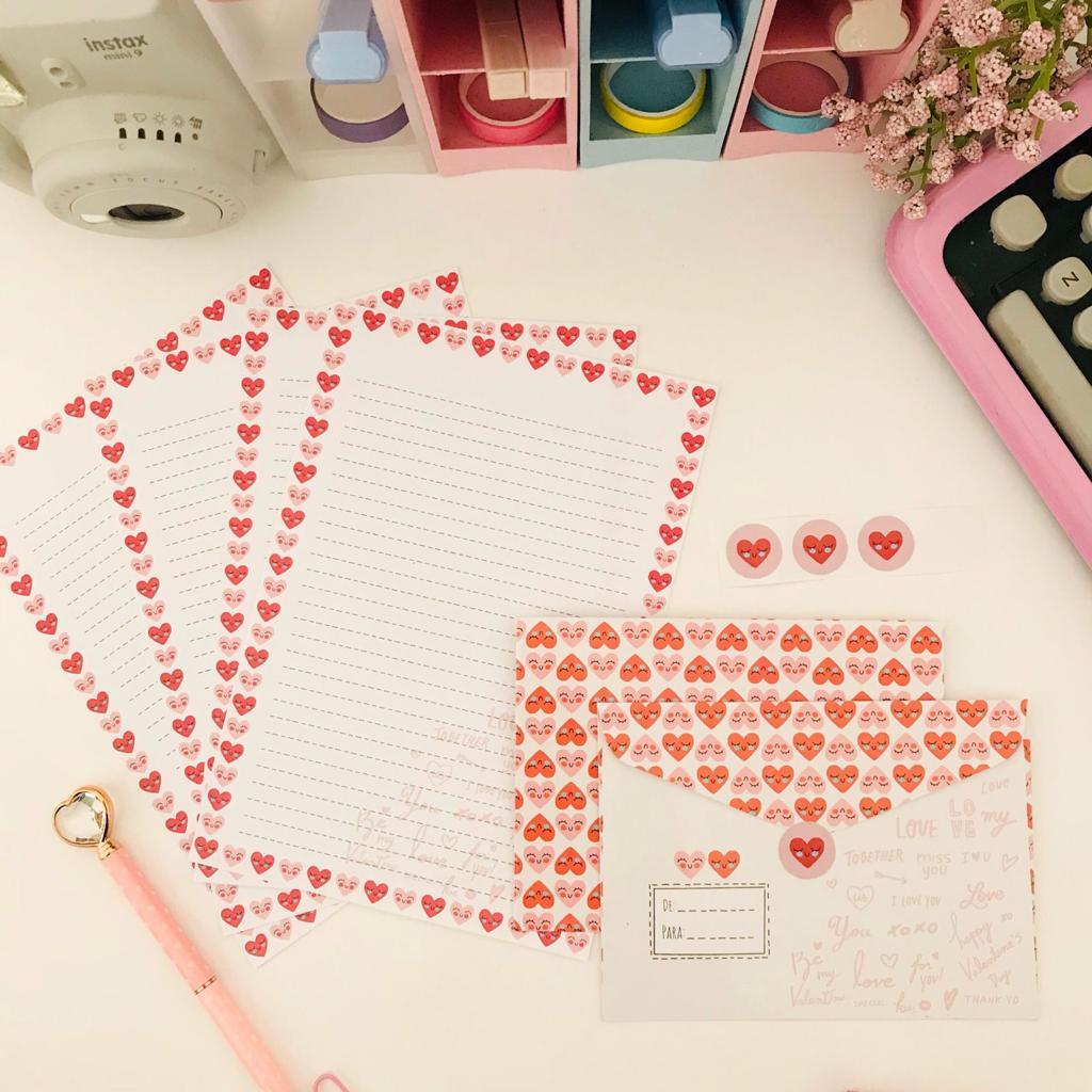 Kit com 4 Papéis de Carta Buendía - Diversos Modelos em Oferta na Shopee