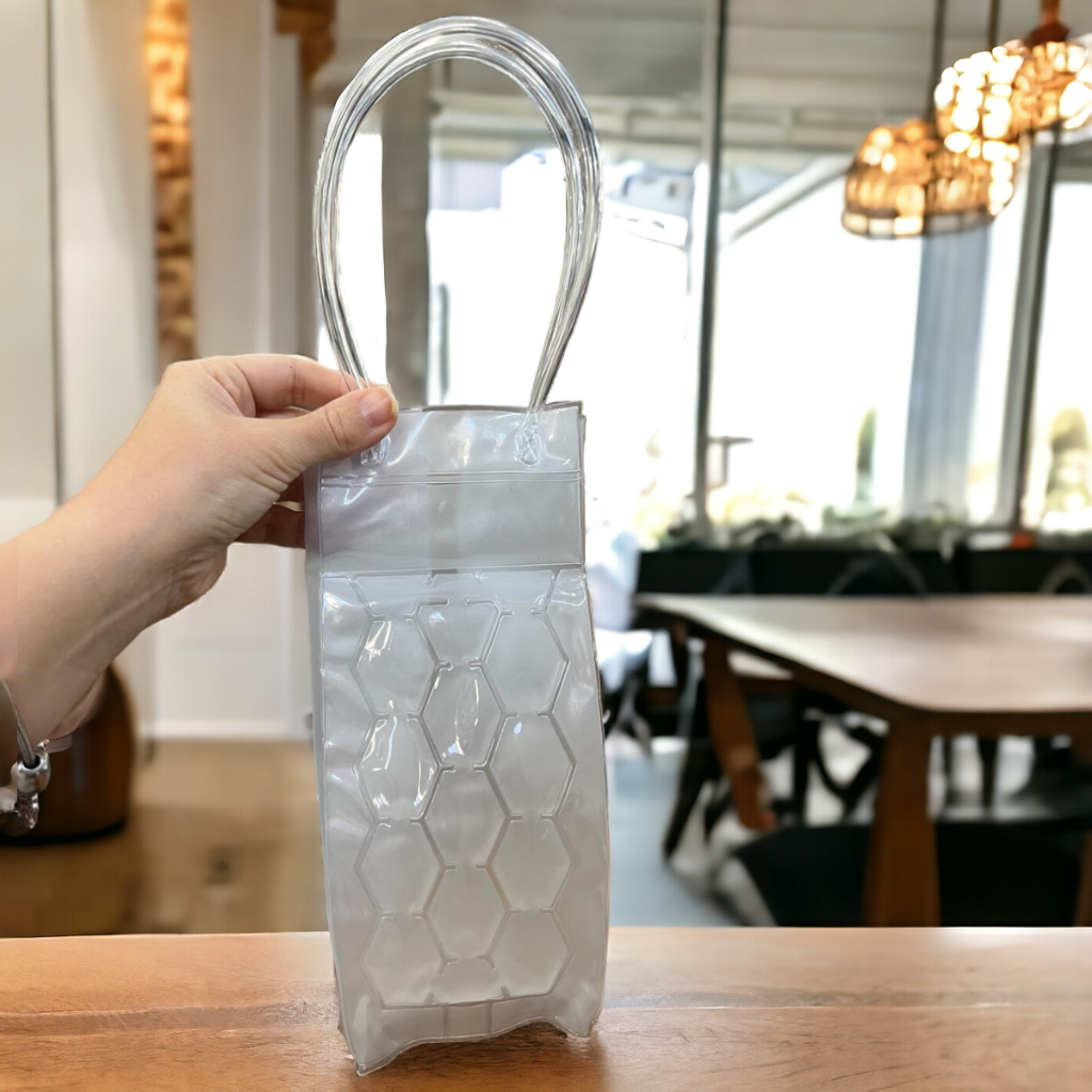 Sacola térmica congelante gelo refrigeradora para 1 garrafa em Oferta na Shopee