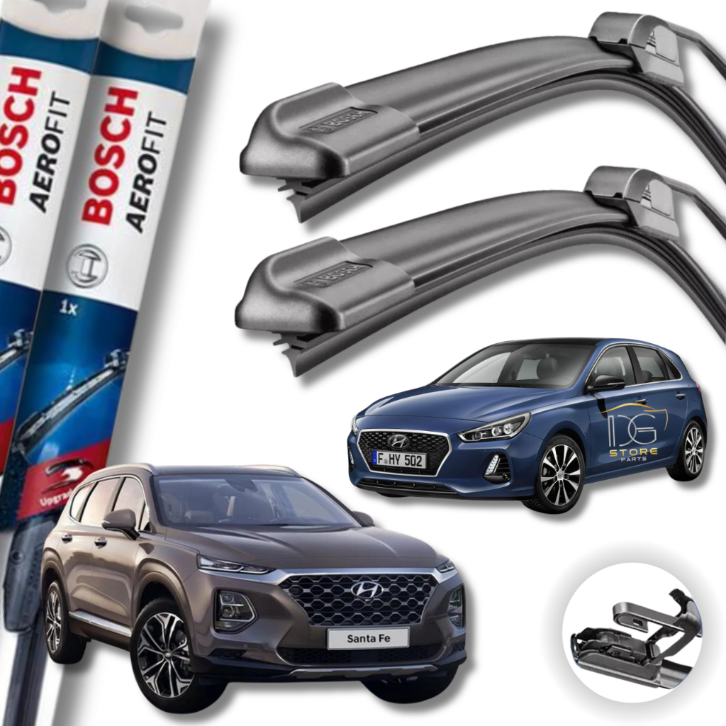 Jogo Par Palheta Original Bosch Aerofit Hyundai I30 Santafé - Spare Parts and Accessories for Vehicles