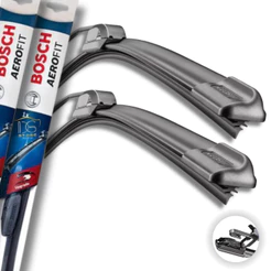 Palheta Limpador Parabrisa Carro Silicone Boch Aerofit Par Fiat Palio/Adventure/Weekend Siena Strada