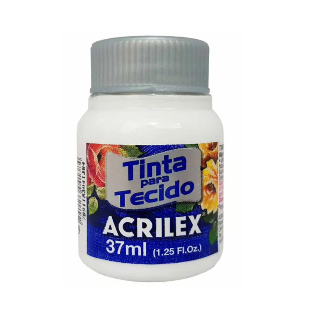 Tinta para Tecido 37ml 519 Branco Acrilex
