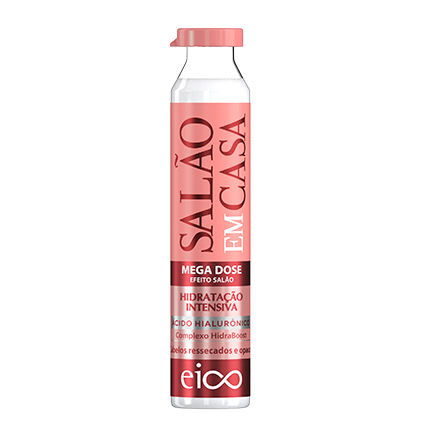 Eico Ampola Megadose Salão Em Casa Hidratação Intensiva Tratamento Creme Reconstrutor Capilar 45ml - Beauty