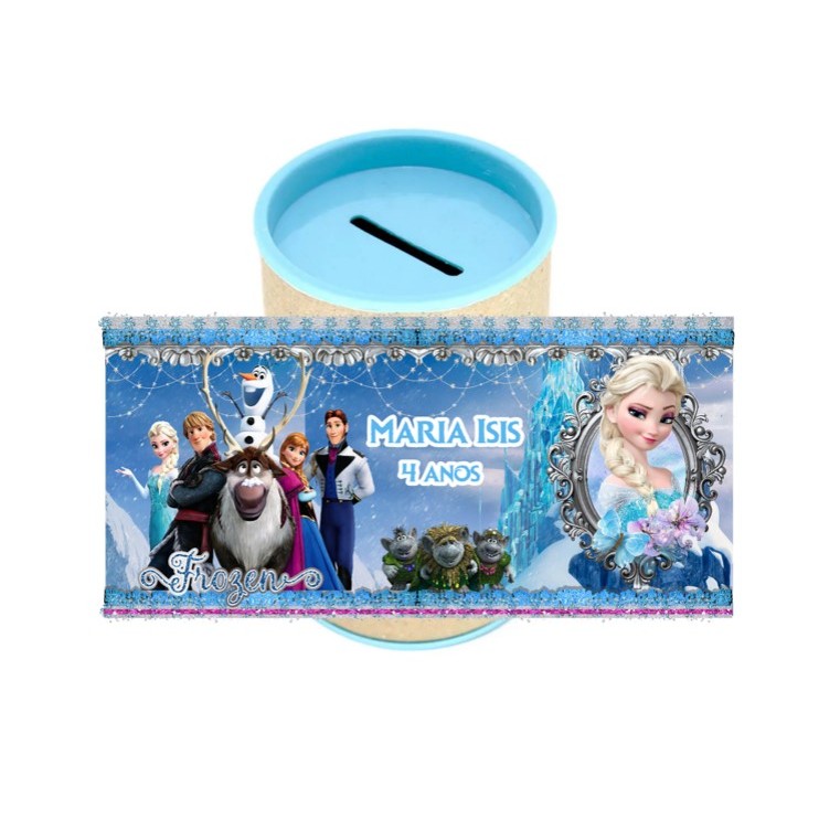 10 Cofrinhos Personalizados Festa Frozen