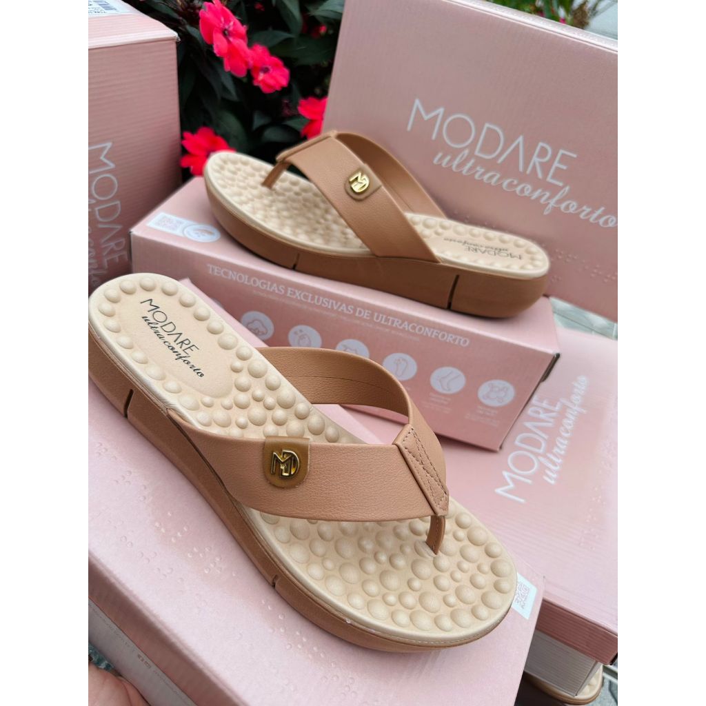 Chinelo Ortopedico Modare Feminino Esporao Massageador Macio Ultraconforto Original