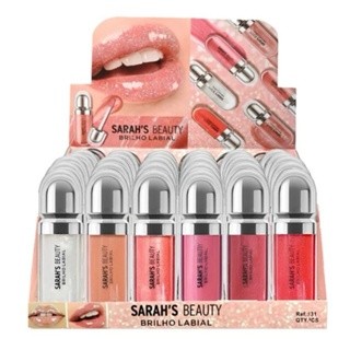 Kit De Brilho Labial Water Gloss , 6 Peças , 6 Peças,Hidratante De Longa Duração , Bálsamo