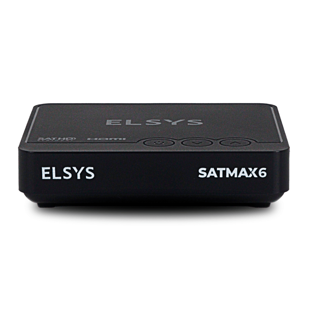 Receptor Digital Full Hd Satmax 6 Banda C ou Ku Canal Livre HDMI Elsys para Antena Parabólica