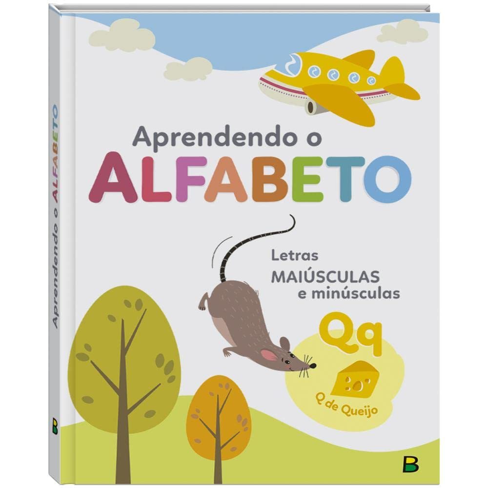 Livro Aprendendo O Alfabeto - Letras Maiusculas E Minusculas Cartonado em Oferta na Shopee