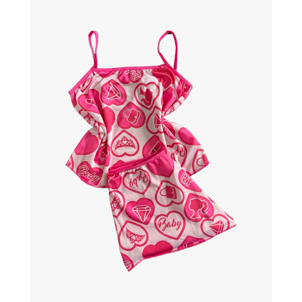 Kit 5 Baby Doll Infantil Menina Estampado - Baby & Kids Fashion