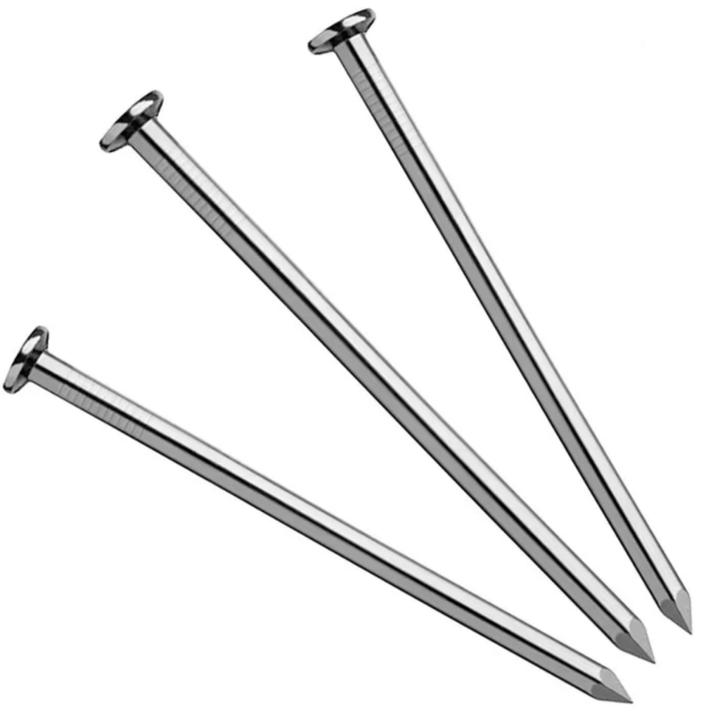 Prego de Aço Polido 18x27 com Cabeça Madeira 1kg Construção Fixação Marcenaria Telhado Uso Geral