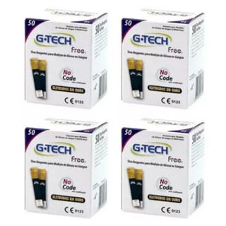 Fita/Tiras Glicemia G-tech Free/ Smart 200 unidades em Oferta na Shopee