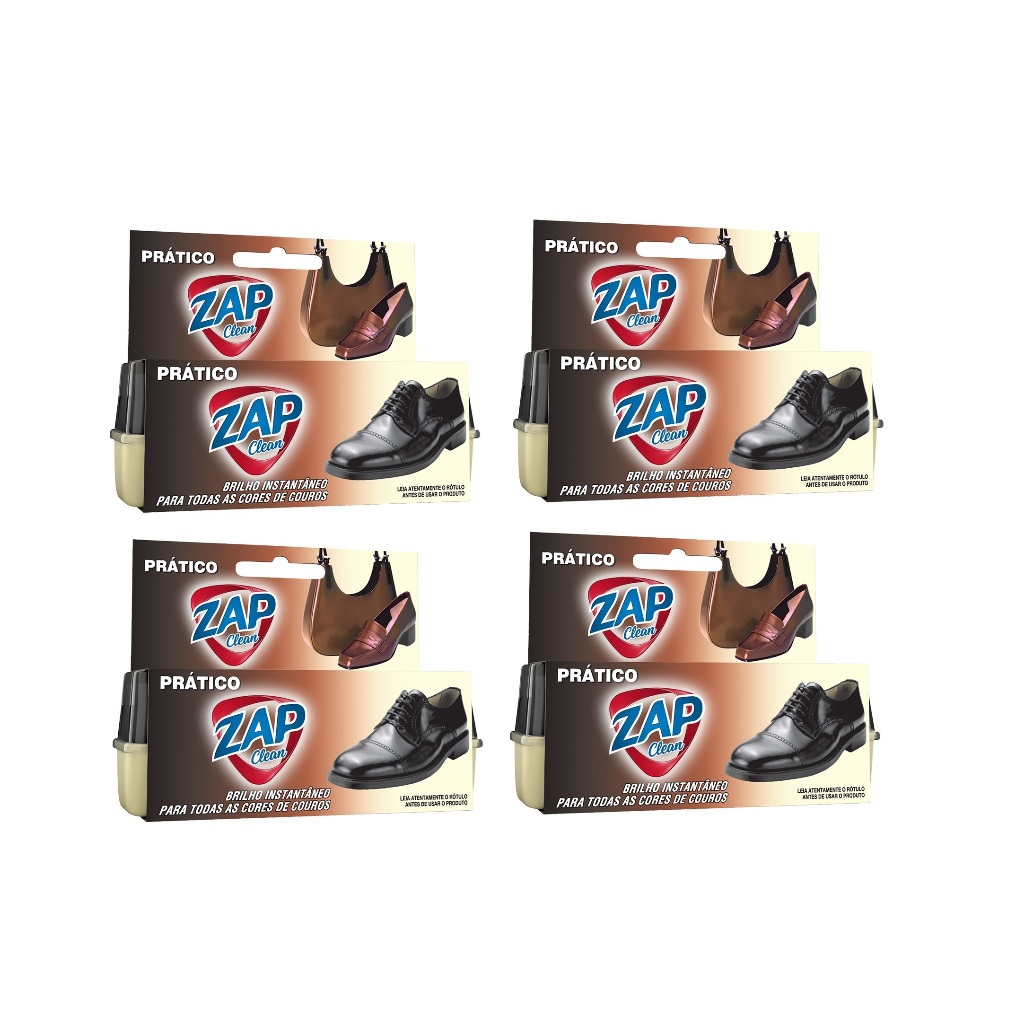 Esponja Brilho Prático Couro Bolsas Sapato Mágico Incolor 5g