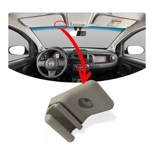 Suporte Quebra Sol Palio Strada Fiorino Mobi Uno novo Ram700 em Oferta na Shopee