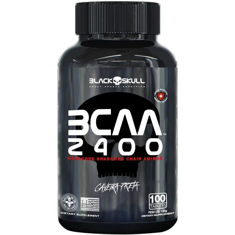 BCAA 2400 - AMINOÁCIDOS - TABLETS - Black Skull