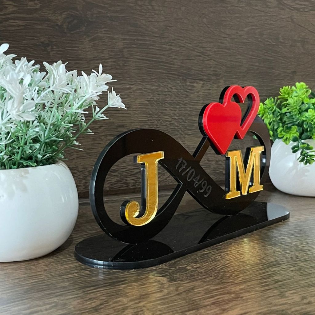 Presente Dia Dos Namorados Infinito Personalizado Acrílico em Oferta na Shopee