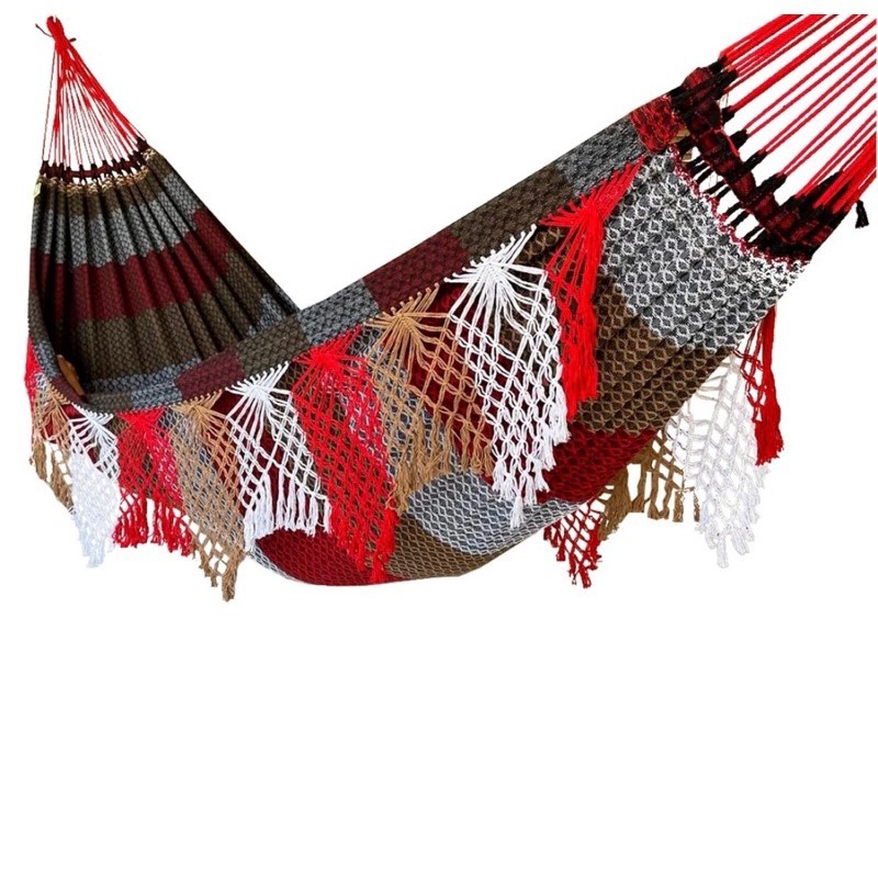 Rede De Descanso Dormir 5 Metros Toda Reforçada Até 350kg Bucho De Boi VÁRIAS CORES