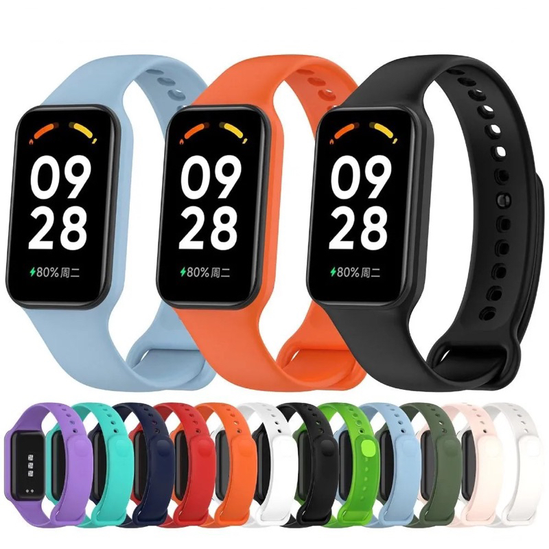 W.BILL pulseira para Redmi Smart Band 2 xiaomi /Mi band8 Active de silicone extra smart band 2 promoção