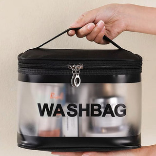 Nécessaire Frasqueira Transparente WashBag Necessaires Estojo Grande Transparente Para Vi…