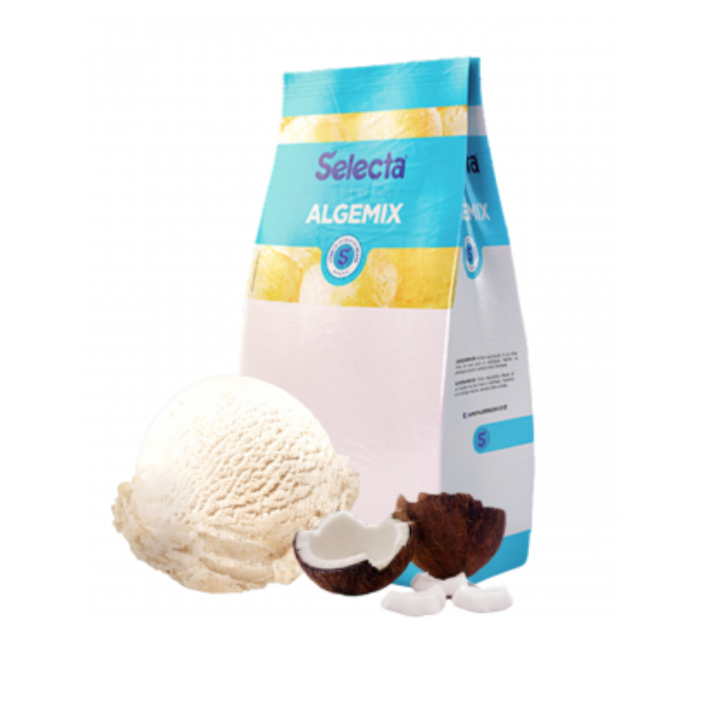 Base Sorvete Algemix Coco 1kg Selecta Geladinho e Sorvete