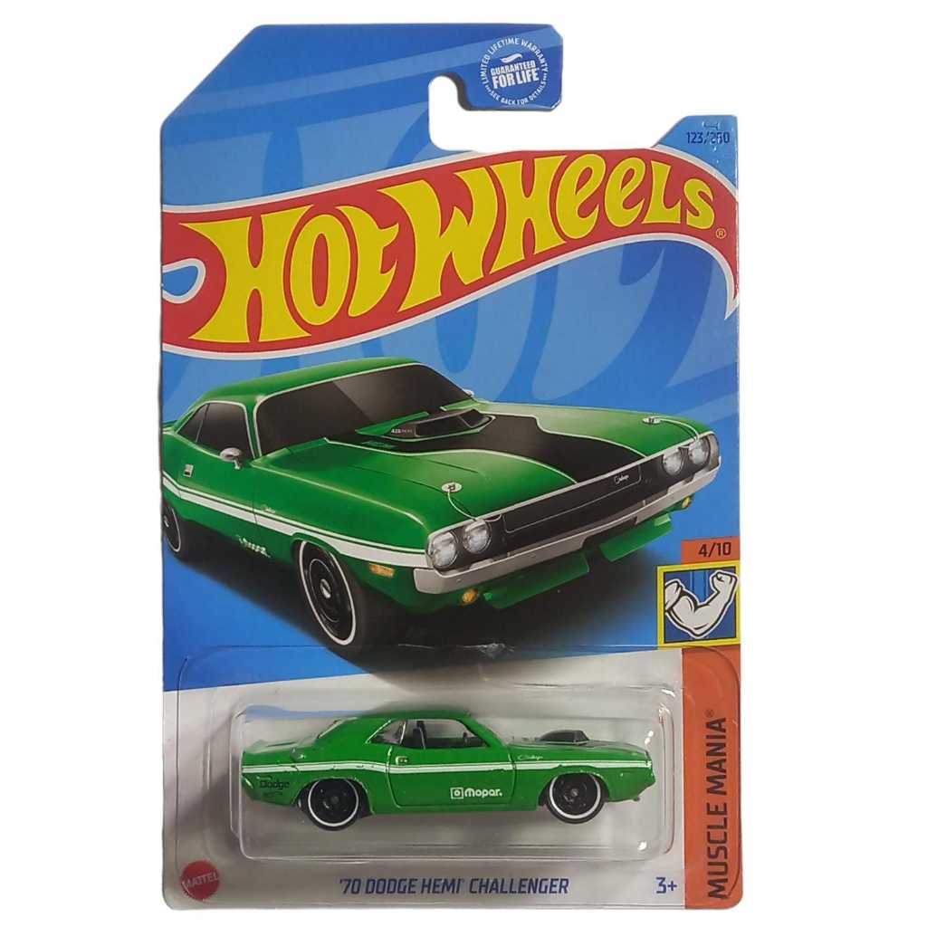 Miniatura DODGE HEMI" CHALLENGER "70 - Escala 1:64 - Hot Wheels - MATTEL