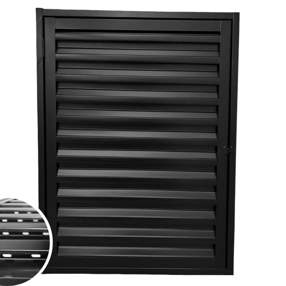 Porta Abrigo Alçapão De Aço 80x60 Ventilado Acesso