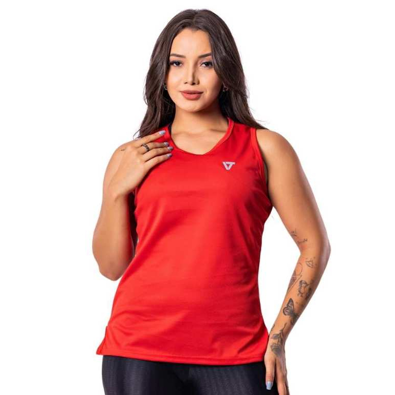 Regata Mullet Fitness Dry Fit Camiseta Academia Feminina Corrida