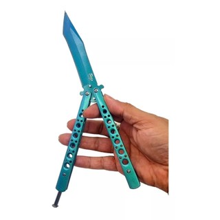 Canivete Butterfly Faca Afiada Tática Luxo Raibown Holográfico em Oferta na Shopee