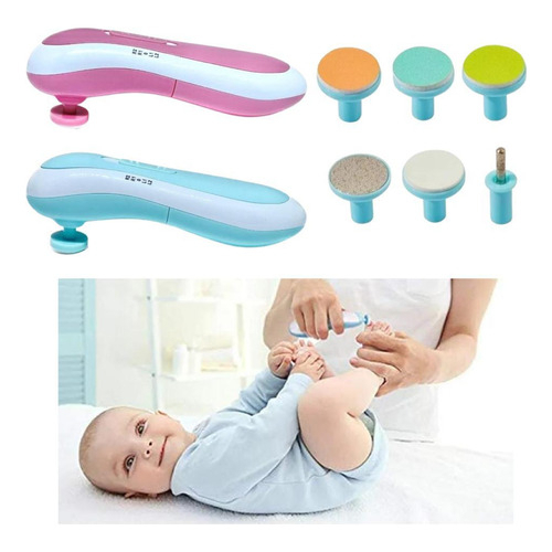 Lixa Aparador De Unhas Cortador Elétrico Para Bebe Recém Nascido Silencioso