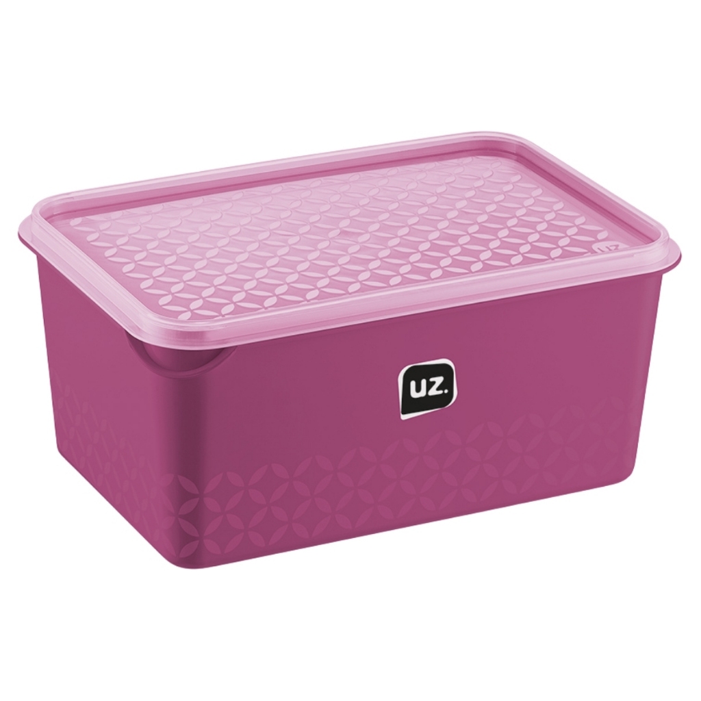 Pote Organizador Multiuso Empilhável 2l Retangular Armazenar Cozinha Geladeira UZ397 - Cores