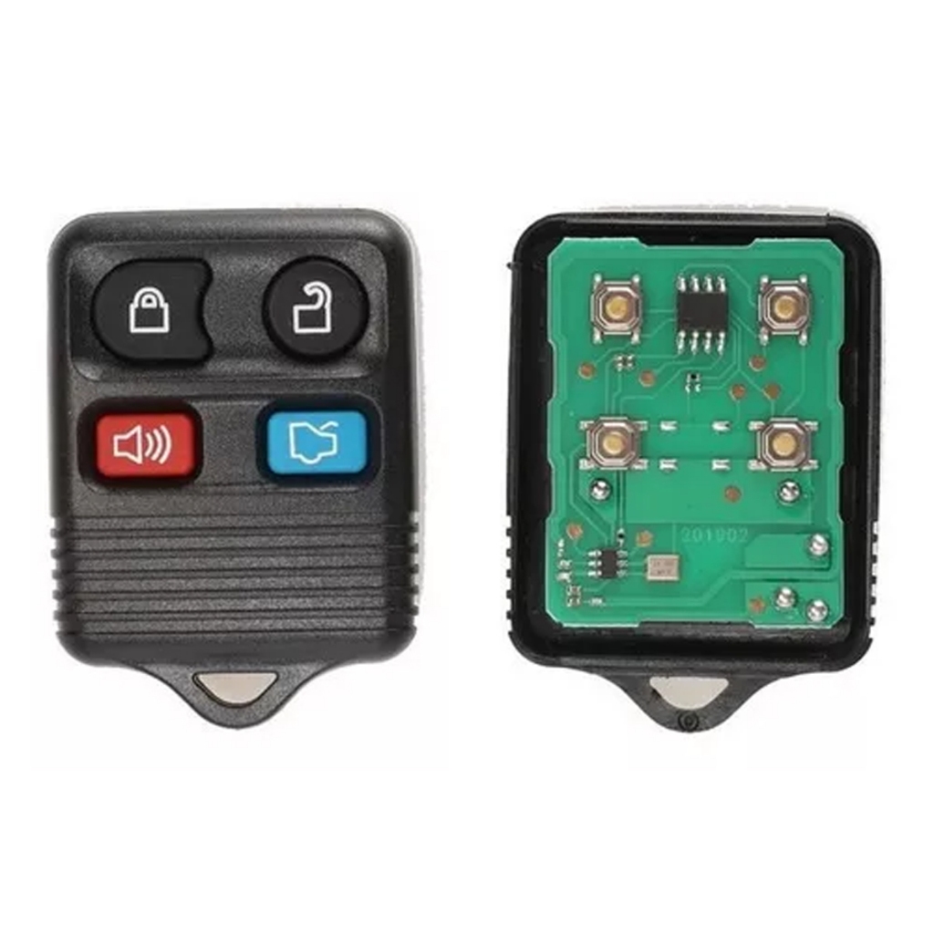 Controle Remoto Ford Fiesta Ka Ecosport Ranger 4 Botões 315/433MHz Completo Cód 767 Com Bateria