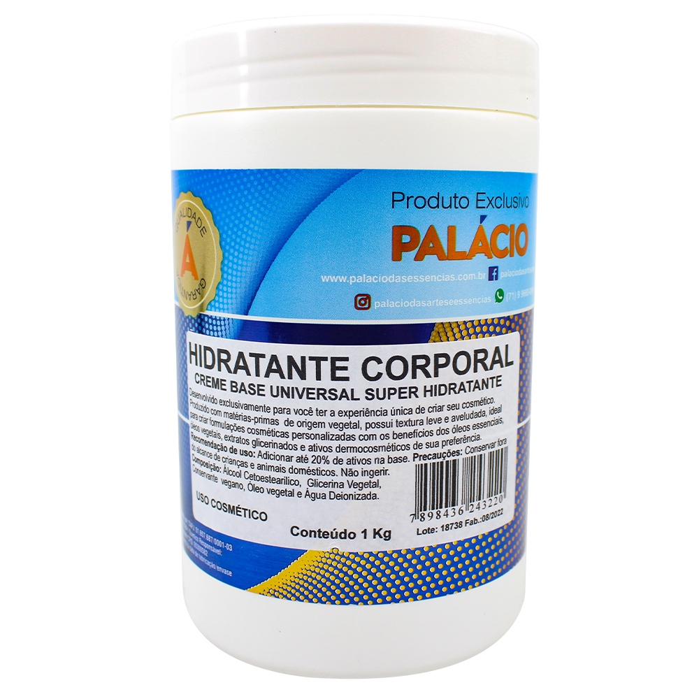 Hidratante Corporal (Creme Base Universal Super Hidratante) – 1 Kg em Oferta na Shopee