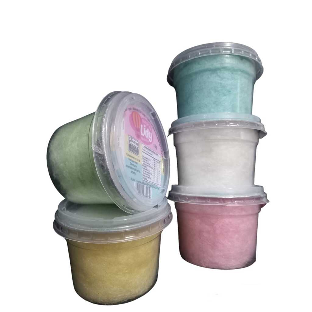 algodão doce pote mini 15g lembrancinhas 20 unidades em Oferta na Shopee