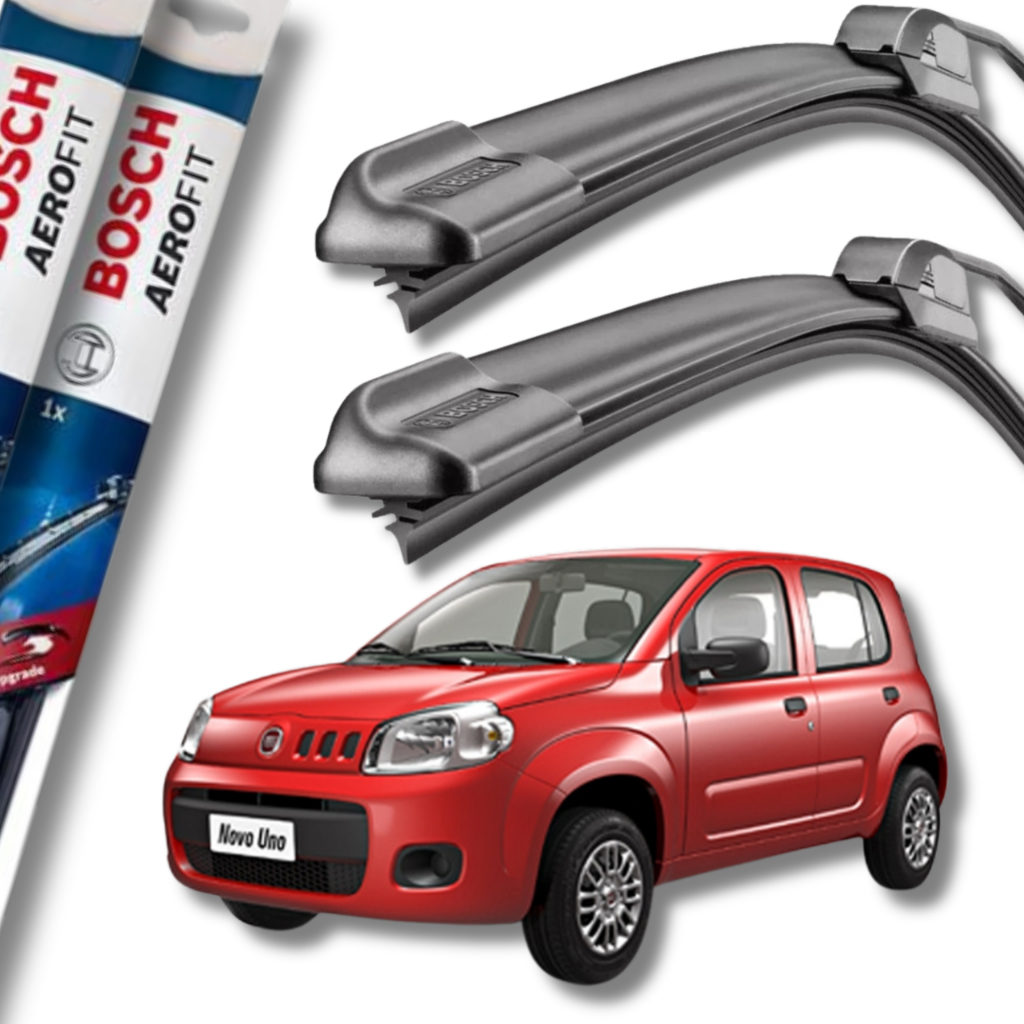 Par de Palheta Limpador de Parabrisa Dianteiro Novo Uno Vivace 2011 2012 2013 2014 2015 2016 em Oferta na Shopee