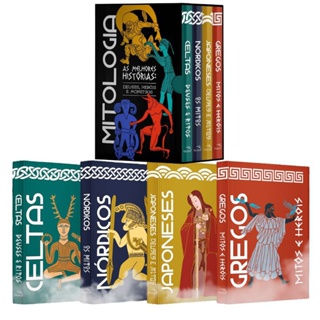 Box Mitologia: As melhores histórias - Deuses, Heróis e Monstros - 4 Livros em Oferta na Shopee