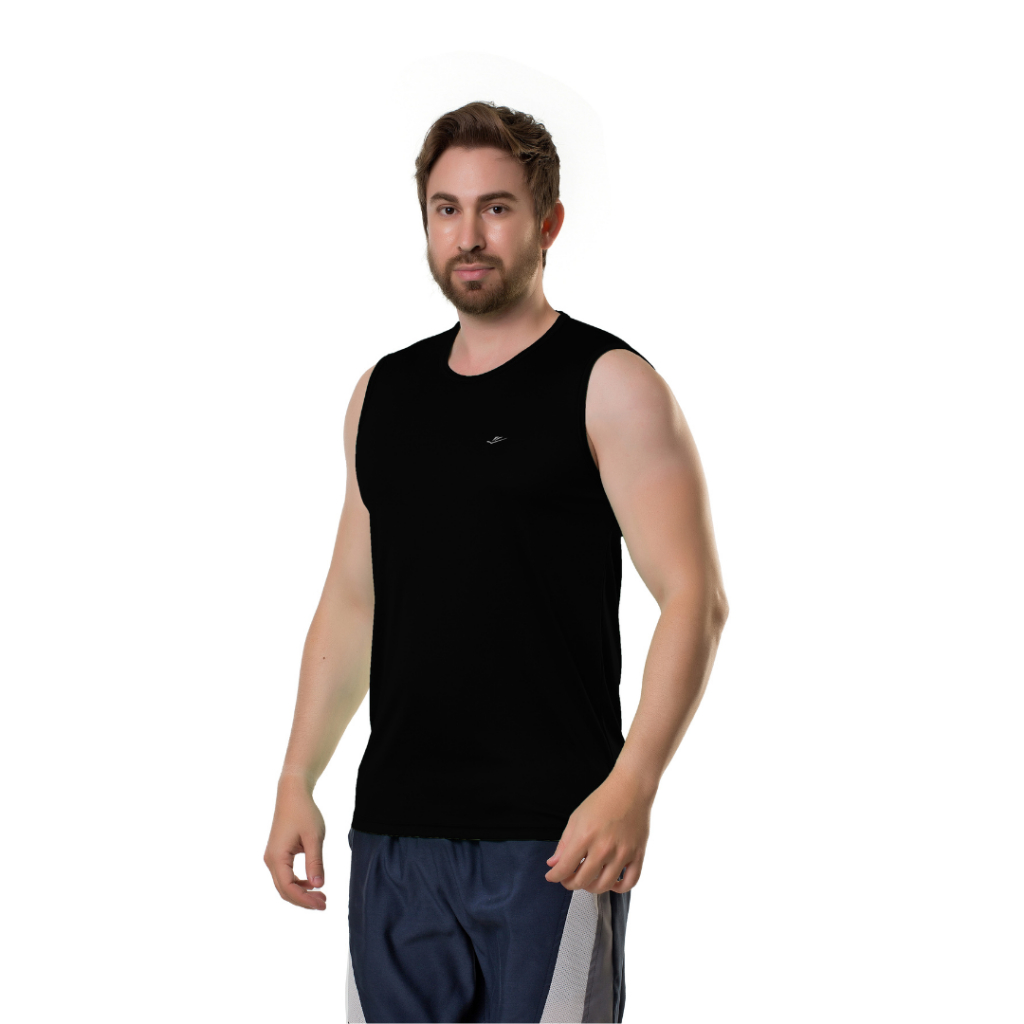 Camiseta Regata Cavada Academia Dry Verão Básica Elite em Oferta na Shopee