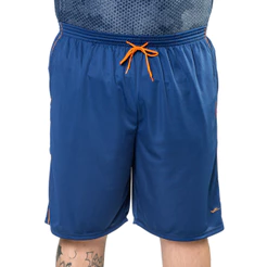 Short Com Bolso Esportivo Casual Plus Size Elite Azul Marinho