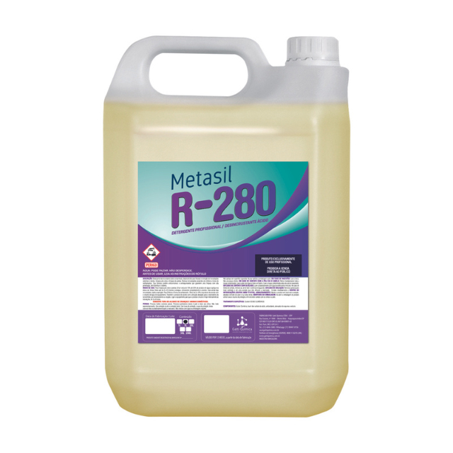 Detergente Desincrustante Ácido Concentrado R-280 - 5 Litros