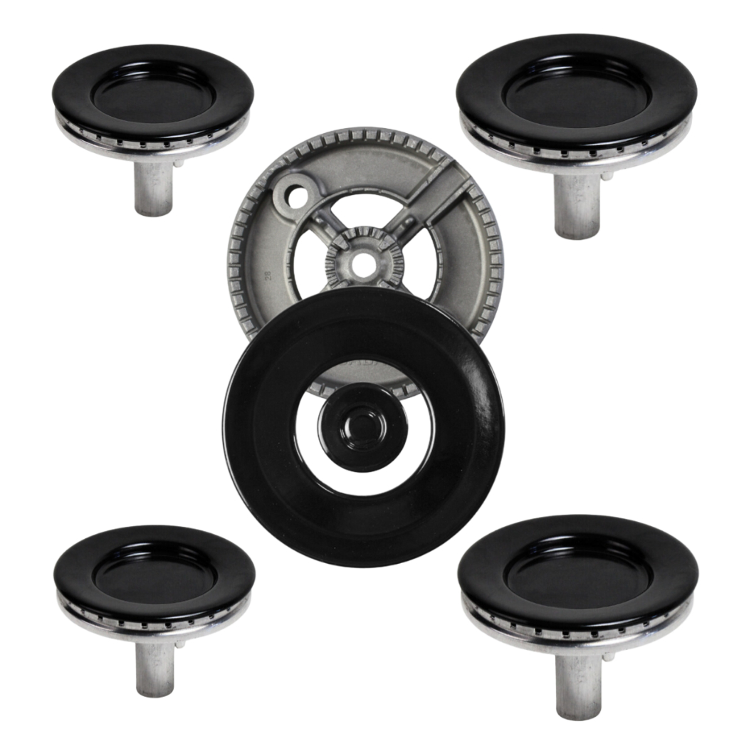 Kit Espalhadores Queimadores Fogão Atlas Agile Glass 5 Bocas em Oferta na Shopee