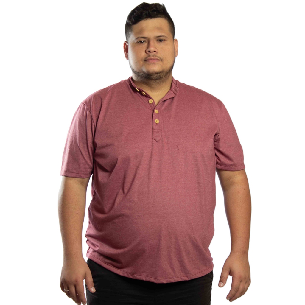 Camisa Polo com Goia Padre Masculina em Tamanhos Nobres G1 G2 e G3