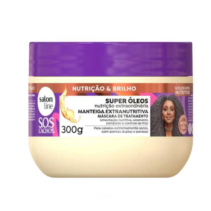 Máscara de Tratamento Manteiga Extranutritiva SOS Cachos Super Óleos 300g - SALON LINE