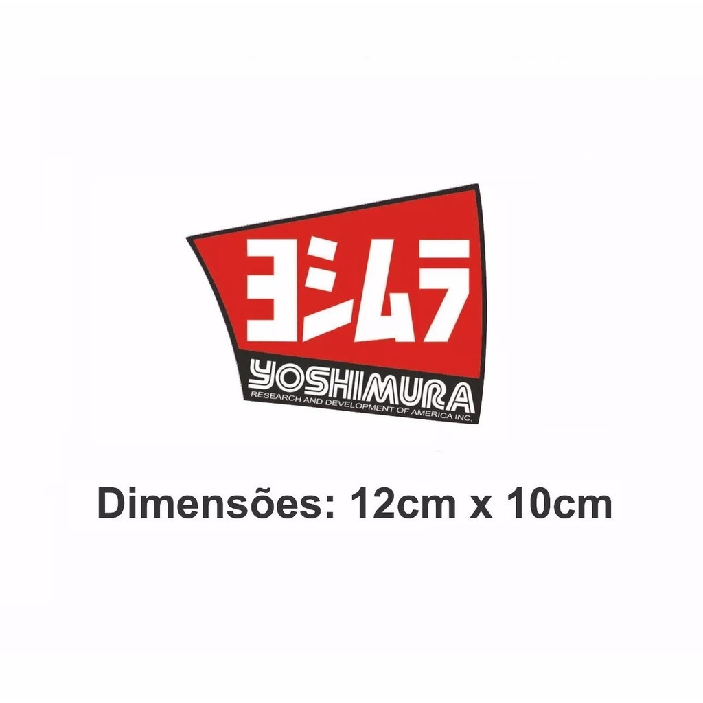 Adesivo Yoshimura Escapamento Escape Leia Descrição