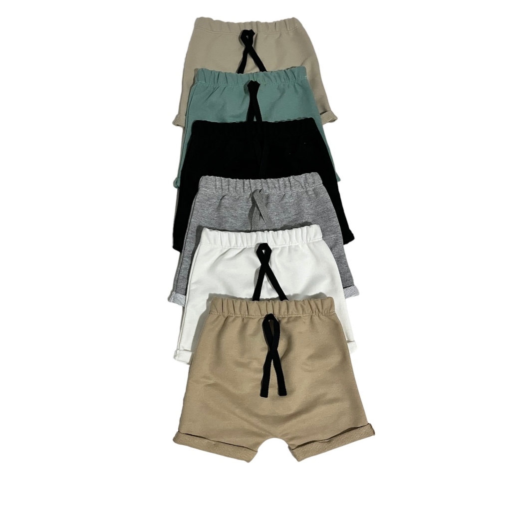 Kit 6 Short Infantil Bebê Recém Nascido Moletinho 100% Algodão de Alta Qualidade Confortavél em Oferta na Shopee