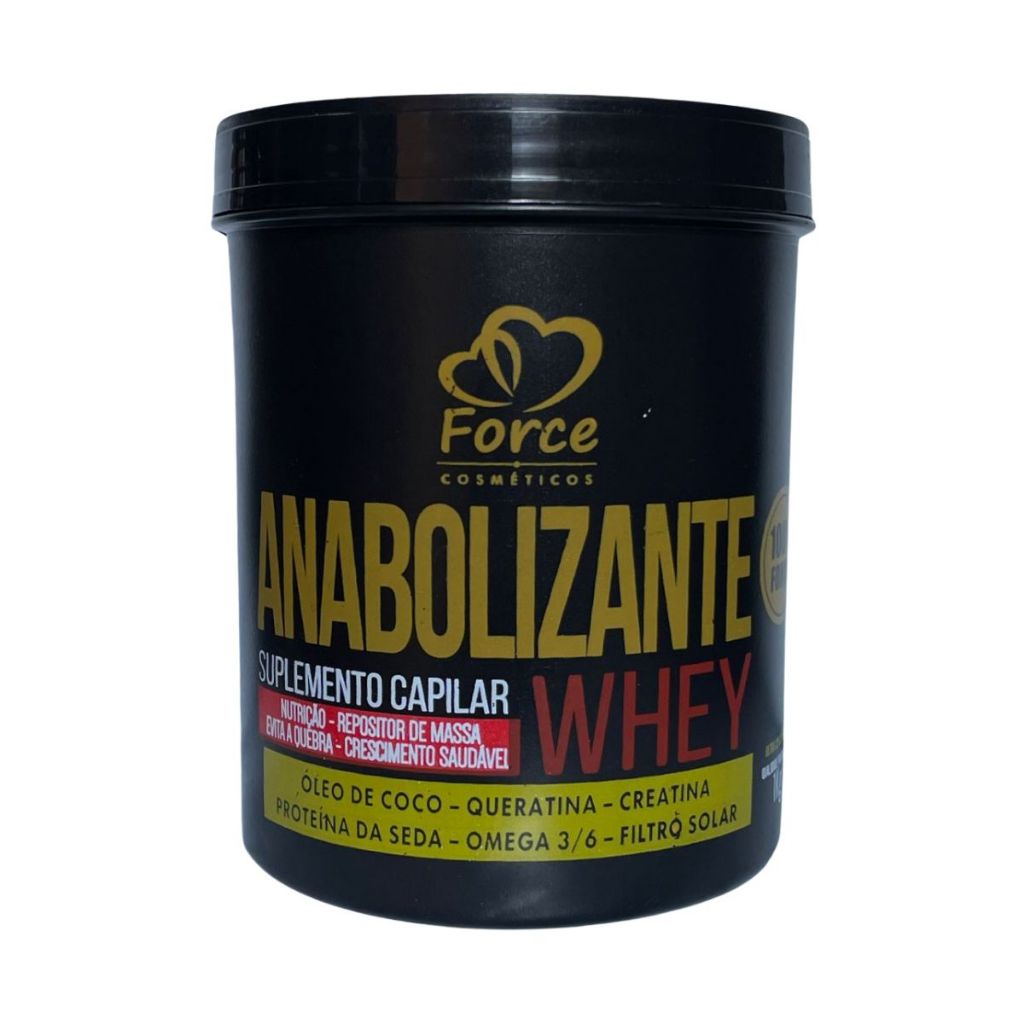 máscara ultra hidratante suprimento capilar anabolizante force de frizz 1kg
