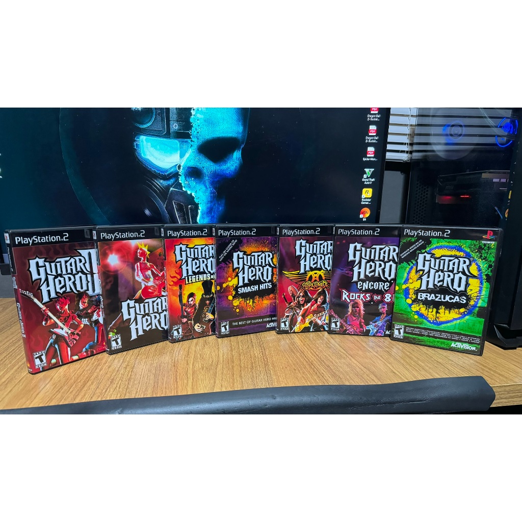 Coleção Guitar Hero para PS2