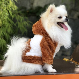 Roupinhas Pet Cachorro Gato Outono Inverno Casaco Teddy Casaquinho De Frio Para Cães e Gatos
