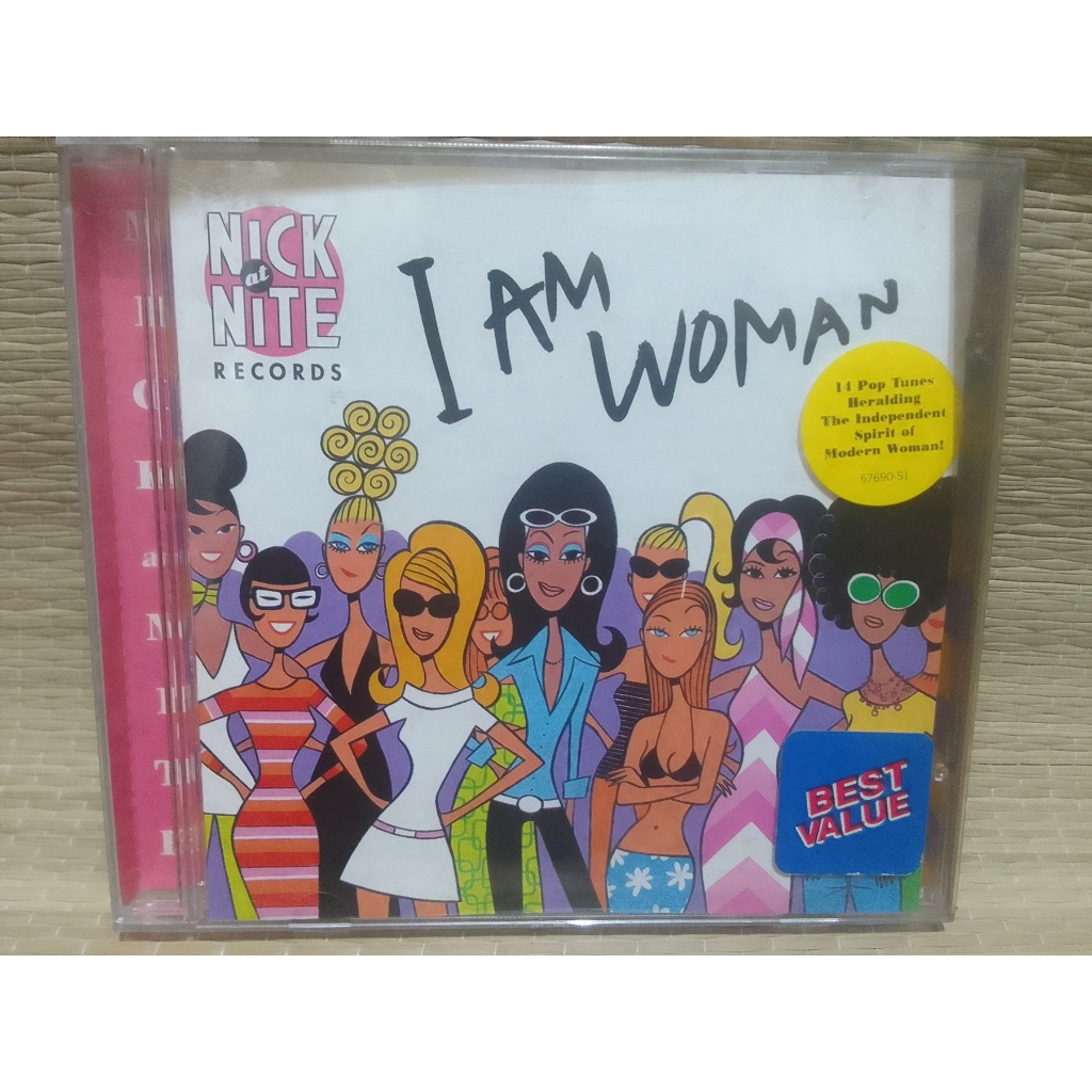 CD I Am Woman - Nick At Nite Records - Ano 1996 - Importado