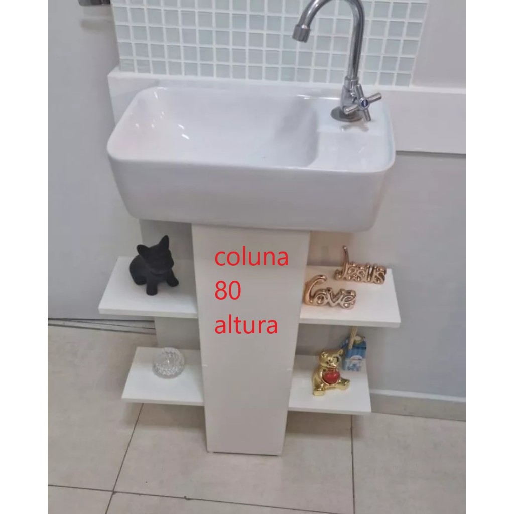 coluna para gabinete banheiro com funções mais altas em Oferta na Shopee
